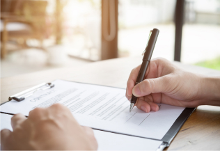 서류 작성 이미지